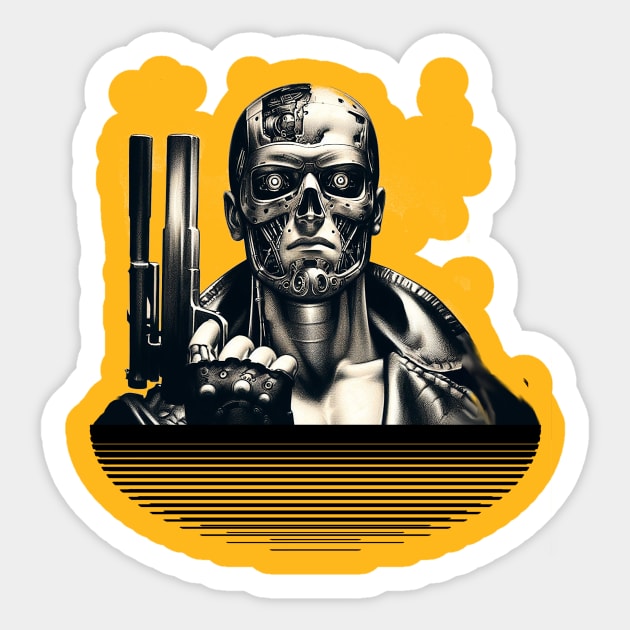 Terminator Sticker by Iceman_products